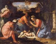 Francesco Salviati The Adoration of the Shepherds oil painting on canvas